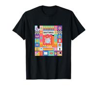 Sagittarius Zodiac Sign Bauhaus Style - Modern Astrology Art T-Shirt