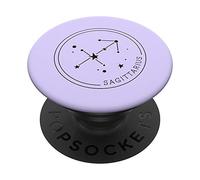Sagittarius Zodiac Sign Constellation Gift Men Women Kids PopSockets Swappable PopGrip