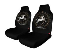 Sagittarius Zodiac Sign Cute Car Seat Covers 2PCS