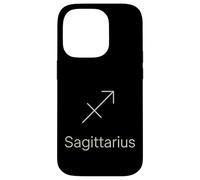 Sagittarius Zodiac Symbol Minimal Astro Sign Case for iPhone 14 Pro