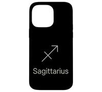 Sagittarius Zodiac Symbol Minimal Astro Sign Case for iPhone 14 Pro Max