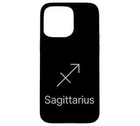 Sagittarius Zodiac Symbol Minimal Astro Sign Case for iPhone 15 Pro Max