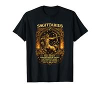 Sagittarius Zodiac Vintage Free Spirit Adventurous Heart Value Graphic T-Shirt