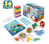 Sago Brothers Air Dry Clay, 36 Colors Modelling Clay Set with 3 Tools & Book, DIY Ultra Light Magic Arts and Crafts Kits for Kids Boys Girls Toys, Gifts Boxes for Age 3-12 Years Old