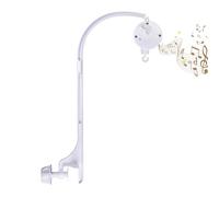 SAGOOITS 24 inch Baby Crib Mobile Bed Bell Holder Arm Bracket, with Music Box, The Foundation can be Adjusted Width-DIY Toy Decoration