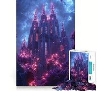 Sagrada Familia Barcelone Fantasy 1000 Pieces Jigsaws Adults Puzzles Think Smart Toy Home Activity Smooth Cut Xmas Surprise (50x75cm)