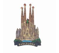 Sagrada Família Cathedral Barcelona Spain 3D fridge magnet souvenir gift, Home& kitchen decoration magnetic sticker Barcelona Spain refrigerator magnet collection