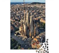 Sagrada Família Puzzle 1000 Piece Impossible Jigsaw Puzzles for Adults, Impossible Puzzle Family Activity Puzzles 70x50cm/1000pcs