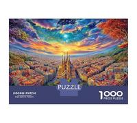 Sagrada Familia Puzzles 1000 Piece. Puzzle Impossible, Puzzle Family Activity Puzzles Game 70x50cm/1000pcs