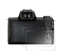 Sagreeny 2Pcs Screen Protector Compatible with Canon EOS M50 EOS M50 Mark II M6 M100 PowerShot G1 X Mark III Camera, 0.26mm Crystal Clear Tempered Glass Film, Anti-Scratch Anti-Fingerprint