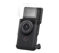 Sagreeny 2Pcs Screen Protector Compatible with Canon V10 Camera, 0.26mm Crystal Clear Tempered Glass Film, Ideal for Travel Photography Daily Use, Anti-Scratch Anti-Fingerprint