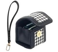 Sagreeny Protective Camera Case Compatible with Fujifilm Instax Pal Camera, Custom Fit PU Leather Bag with Wrist Band, Compact Carrying Storage, Ideal for Photographers (Black)