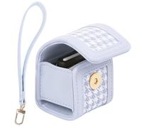 Sagreeny Protective Camera Case Compatible with Fujifilm Instax Pal Camera, Custom Fit PU Leather Bag with Wrist Band, Compact Carrying Storage, Ideal for Photographers (Blue)