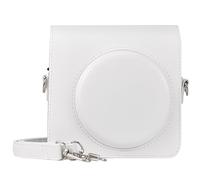 Sagreeny Protective Camera Case Compatible with Fujifilm Instax Square SQ1 Instant Camera, Custom Fit PU Leather Bag with Adjustable Shoulder Strap, Compact Carrying Storage (White)