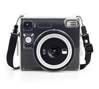 Sagreeny Protective Camera Case Compatible with Fujifilm Instax Square SQ40 Instant Camera, Custom Fit PC Protective Case with Adjustable Shoulder Strap, Compact Carrying Storage (Clear)