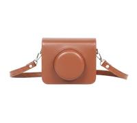 Sagreeny Protective Camera Case Compatible with Kodak C300R Mini Shot 3 Retro 2-in-1 Newer Camera, Custom Fit PU Leather Bag with Adjustable Shoulder Strap, Compact Carrying Storage (Brown)