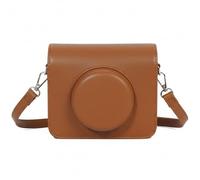 Sagreeny Protective Camera Case Compatible with Latest Version Kodak Mini Shot 3 Retro C300R 2-in-1 Instant Camera, Custom Fit PU Leather Bag with Adjustable Strap, Compact Carrying Storage (Brown)