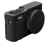 Sagreeny Protective Camera Case Compatible with Panasonic Lumix ZS99 Digital Camera, Custom Fit Soft Silicone Protective Cover with Removable Lens Cover, Compact Carrying Storage (Black)