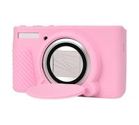 Sagreeny Silicone Protective Camera Case Compatible with Canon Powershot SX740 SX730 HS Digital Camera, Custom Fit Soft Rubber Protective Sleeve with Removable Lens Cover (Pink)