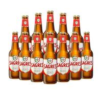 Sagres Cerveja Portuguese Lager 330ml Bottles - 5.1% ABV (12 Pack)