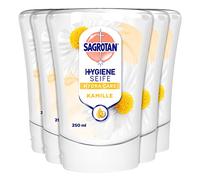 Sagrotan no touch refill lotus flower and chamomile oil anthemis nobilis, liquid hand soap - pack of 5 (5 x 250 ml)