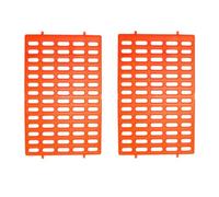 Saguaro Acres Rabbit and Small Animal Cage Resting Mat for Wire Floored Cages 2 Pack (Orange)