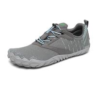 SAGUARO Barefoot Shoes Men's Barefoot Shoes Women's Barefoot Shoes Toe Shoes Outdoor Fitness Shoes Non-Slip Trail Running Shoes Barefoot Shoes with Zero-Drop Solhe, Size 35-48 EU, French grey, 8.5 UK