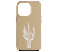 Saguaro Cactus Southwest Flora Nature - Beige/Tan Case for iPhone 13 Pro