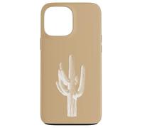 Saguaro Cactus Southwest Flora Nature - Beige/Tan Case for iPhone 13 Pro Max