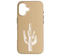 Saguaro Cactus Southwest Flora Nature - Beige/Tan Case for iPhone 16