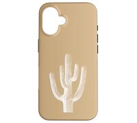 Saguaro Cactus Southwest Flora Nature - Beige/Tan Case for iPhone 16