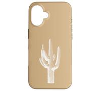 Saguaro Cactus Southwest Flora Nature - Beige/Tan Case for iPhone 16