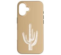 Saguaro Cactus Southwest Flora Nature - Beige/Tan Case for iPhone 16