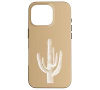 Saguaro Cactus Southwest Flora Nature - Beige/Tan Case for iPhone 16 Pro