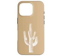 Saguaro Cactus Southwest Flora Nature - Beige/Tan Case for iPhone 16 Pro