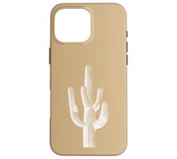 Saguaro Cactus Southwest Flora Nature - Beige/Tan Case for iPhone 16 Pro Max