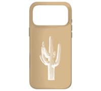 Saguaro Cactus Southwest Flora Nature - Beige/Tan Case for iPhone 17 Pro Max