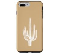 Saguaro Cactus Southwest Flora Nature - Beige/Tan Case for iPhone 7 Plus/8 Plus