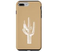Saguaro Cactus Southwest Flora Nature - Beige/Tan Case for iPhone 7 Plus/8 Plus