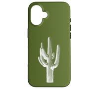 Saguaro Cactus Southwest Flora Nature - Green Case for iPhone 16