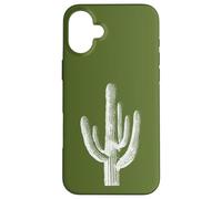 Saguaro Cactus Southwest Flora Nature - Green Case for iPhone 16 Plus