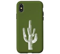 Saguaro Cactus Southwest Flora Nature - Green Case for iPhone X/XS