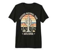 Saguaro National Park Arizona Vintage Retro Desert Sunset Premium T-Shirt