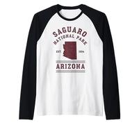 Saguaro National Park Est 1994 Arizona Raglan Baseball Tee