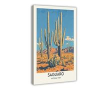 Saguaro National Park Poster Canvas Poster Bedroom Decor Landscape Office Room Decor Gift 20x30inch(50x75cm)