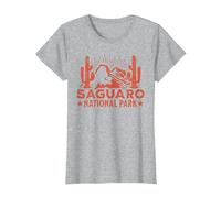 Saguaro National Park T-Shirt, Women, Heather Grey, Large