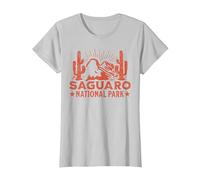 Saguaro National Park T-Shirt, Women, Silver Grey, Medium