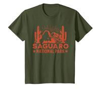 Saguaro National Park T-Shirt, Youth, Olive Green, X-Small