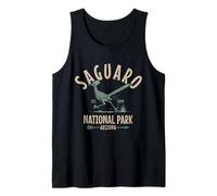 Saguaro Tucson Arizona National Park Roadrunner Souvenir Tank Top