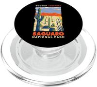 Saguaro US National Park Tucson Arizona Vintage Gift PopSockets PopGrip for MagSafe